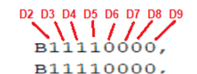 D2-D9